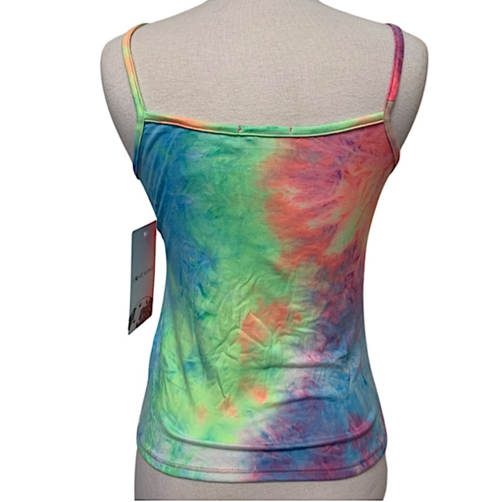 Tropical Ruched Tie-Dye Top - Picture 2 of 4